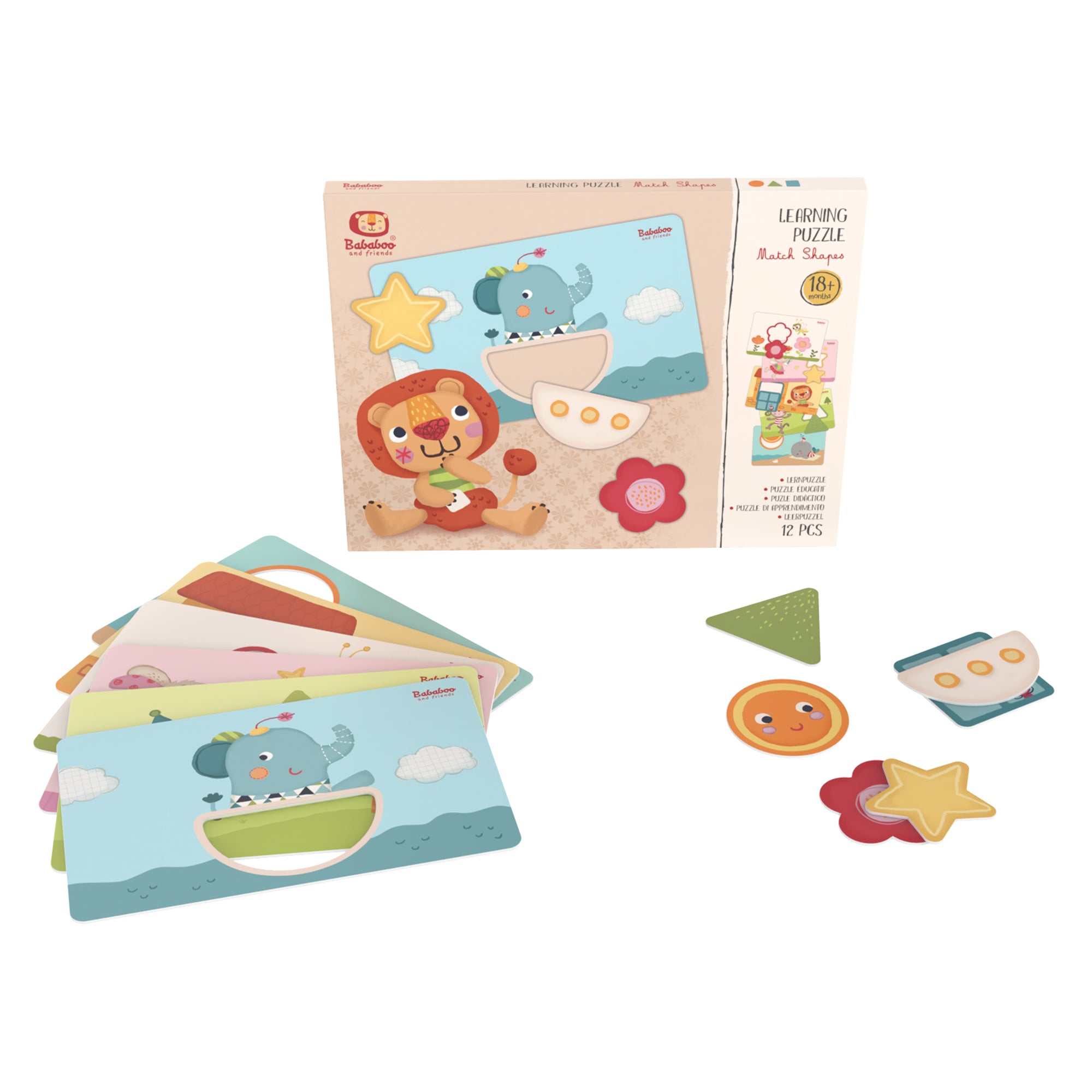 Match Shapes Learning Puzzle