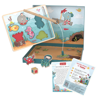 Thumbnail for Whale Wilma Loves the Sea Fishing Game Puzzle all pieces and packaging