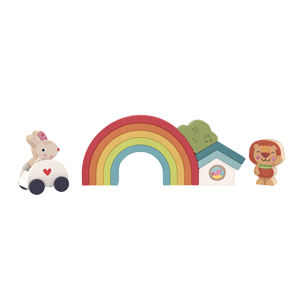 Enchanted Rainbow Roleplay Stacking Toy product image front