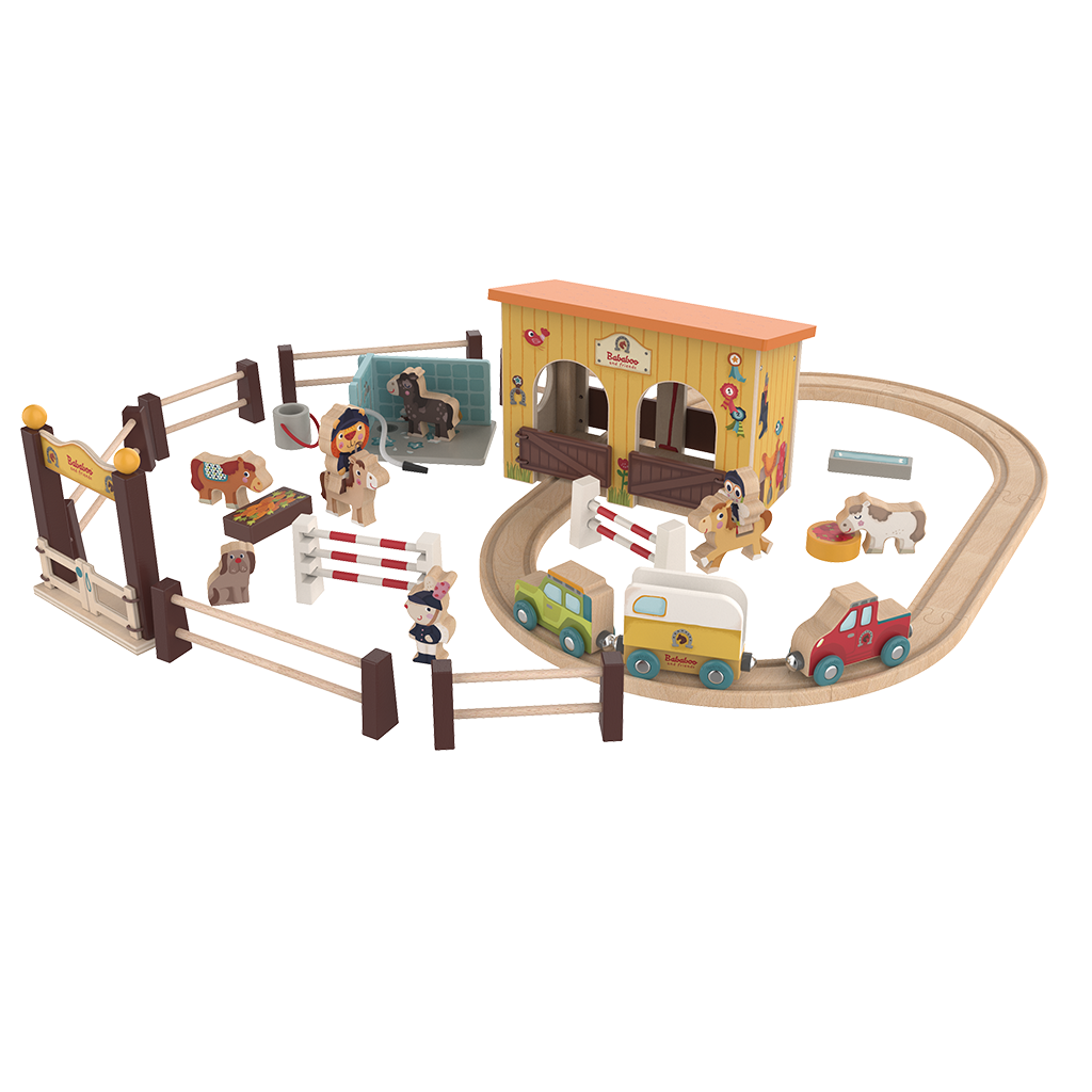 Horse Stable Play World product image side view