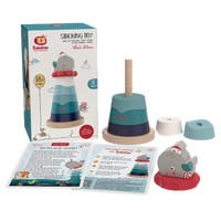 Thumbnail for Whale Wilma Stacking Toy product with packaging