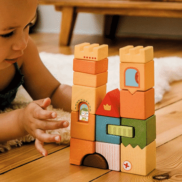 Little Castle Stacking Toy animation