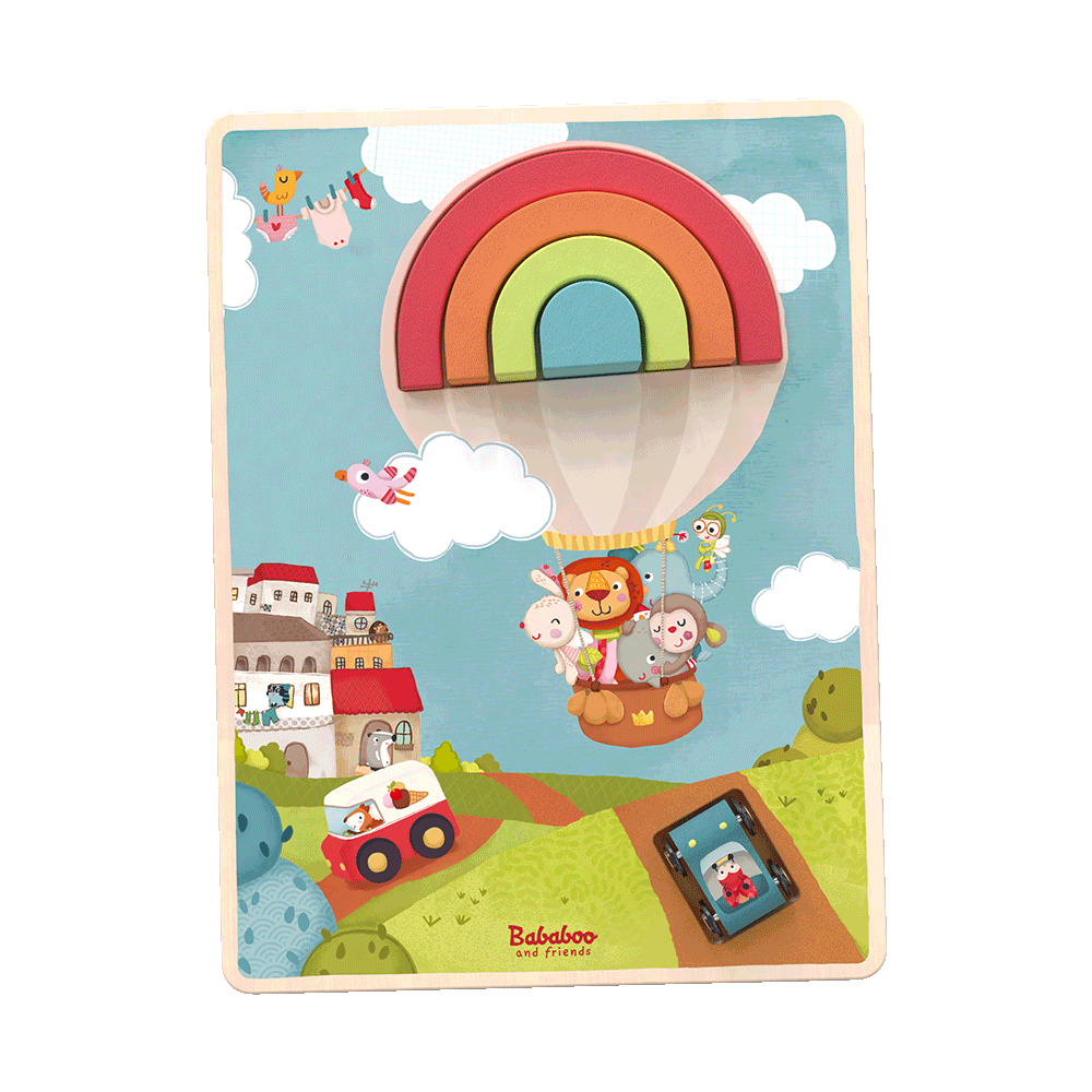 Drive Through the Rainbow Puzzle Game product image front