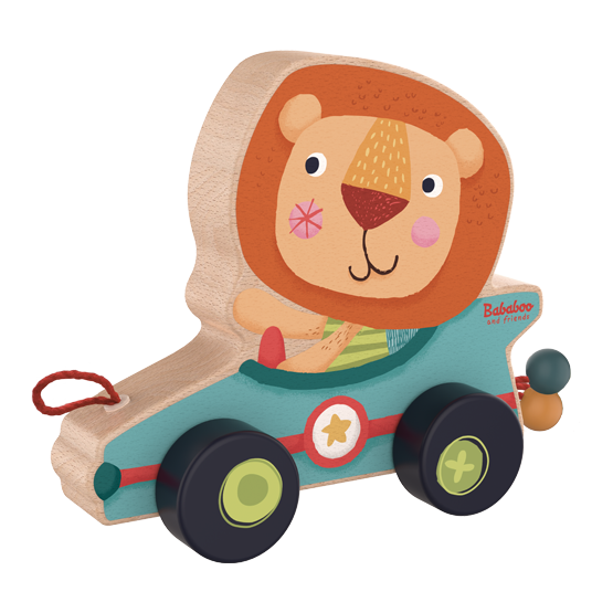 Lion Bababoo Push and Pull Toy product image